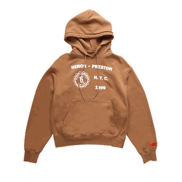 Pulover HERON PRESTON Medieval Hoodie Rjava | HMBB024F22JER0056401, 0