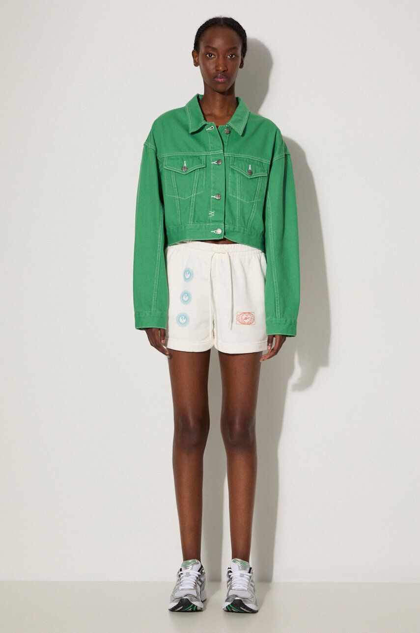 Jakna Ksubi Cropped Oversize Jacket Zelena | WPS23JK004, 1