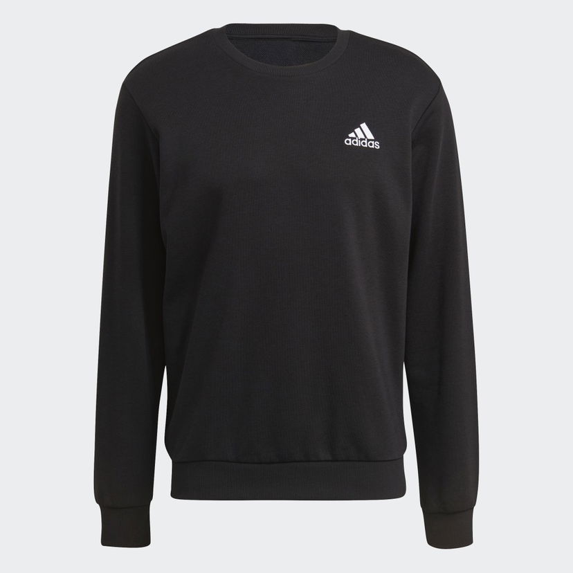 Majica adidas Performance Essentials Embroidered Small Logo Sweatshirt Črna | GK9094
