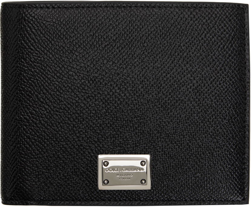 Denarnica Dolce & Gabbana Dolce&Gabbana Calfskin Coin Pocket Wallet Črna | BP3102AG219