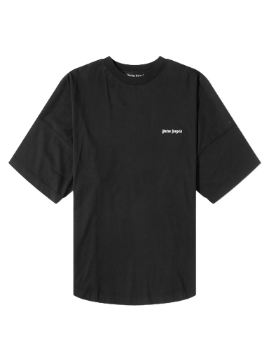 Majica Palm Angels Embroidered Logo Oversized T-Shirt Črna | PMAA002F23JER0011001