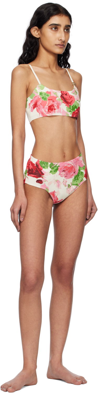 Kopalke Blumarine Blumarine Peony-Print Bikini Večbarvna | P522M539A, 3