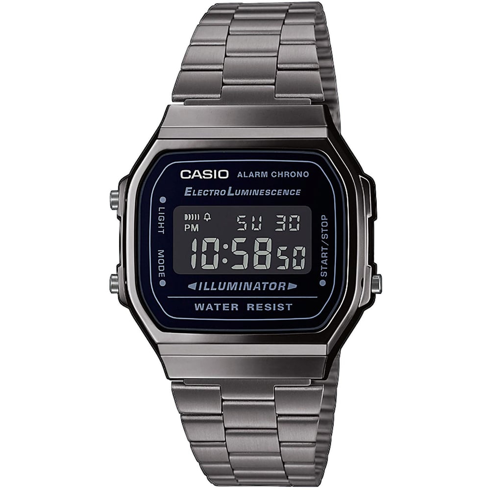Ure CASIO Vintage Watches Siva | A168WEGG-1BEF, 1