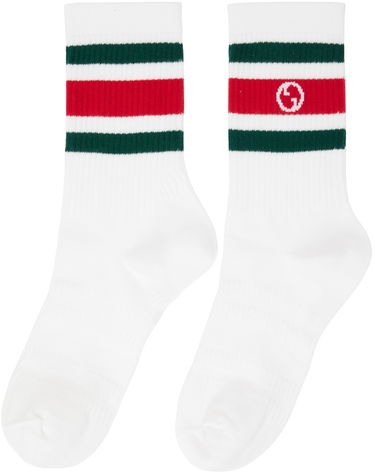 Spodnje perilo in nogavice Gucci Round Interlocking G Bela | 750705 4GADU, 1