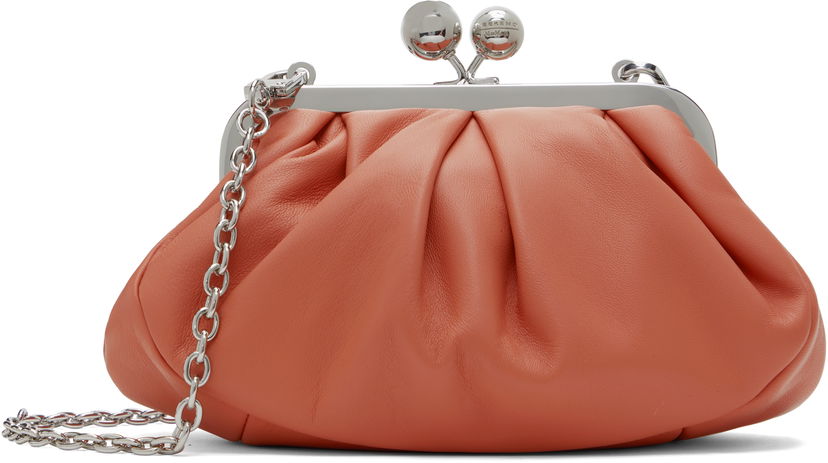 Torbica Max Mara Weekend Max Mara Prati Leather Shoulder Bag Oranžna | 2515511034600