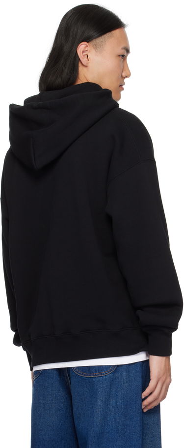 Pulover Off-White Fresco Print Hoodie Črna | OMBB085S25FLE0031001, 2