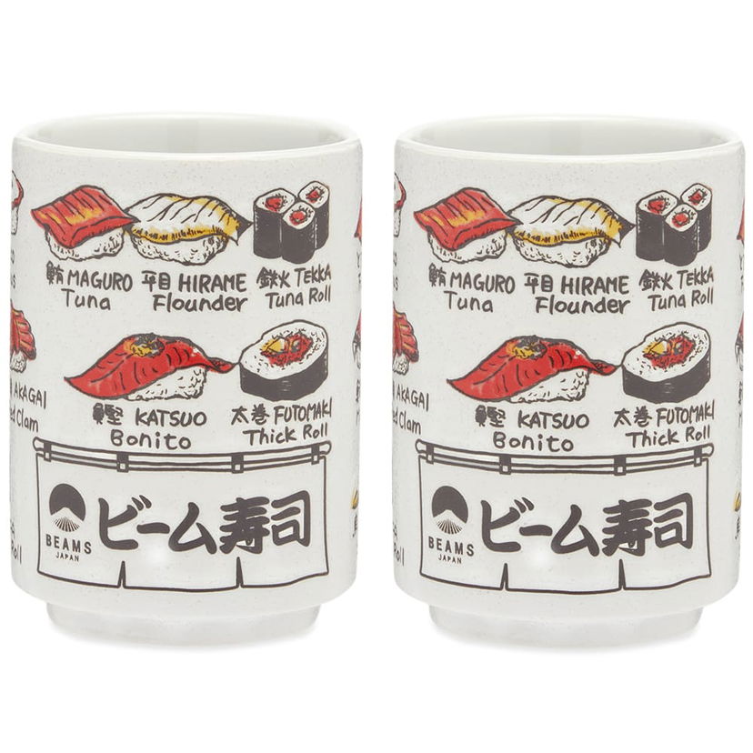Home decor BEAMS BEAMS JAPAN Fish Design Ceramic Cup Set Bela | 56710391950-94
