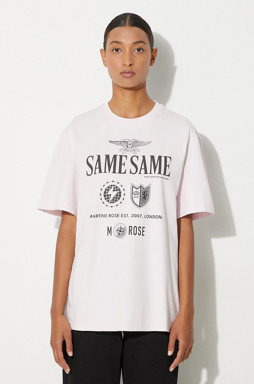 Majica Martine Rose Classic Printed T-Shirt Bela | 603JE01101F