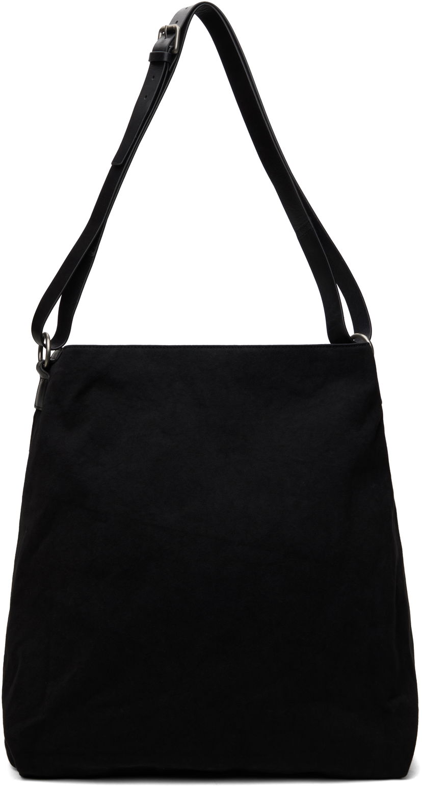 Torba za čez ramo Dries Van Noten Dries Van Noten Large Canvas Shoulder Bag Črna | 251-021508-698