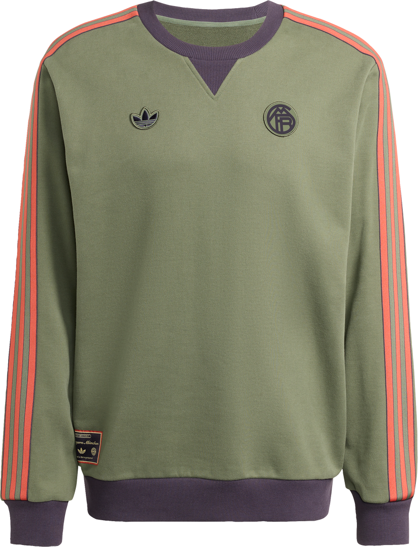 Pulover adidas Originals FC Bayern Munich Icon Sweatshirt Zelena | jm9428
