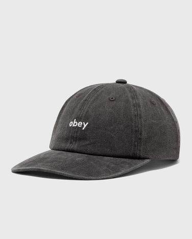 Kapa OBEY Pigment Lowercase 6 Panel Strapback Cap Črna | 100580367-BLK, 2