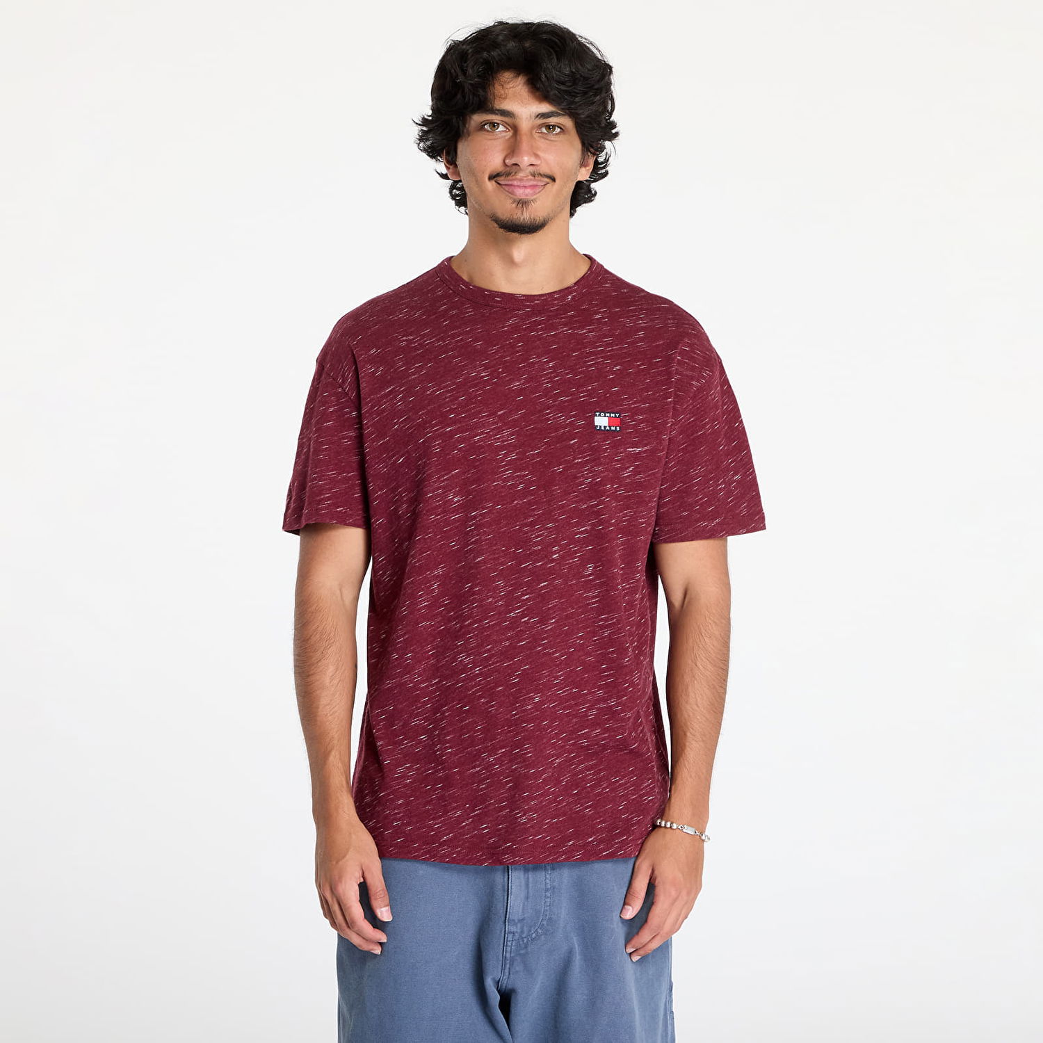 Majica Tommy Hilfiger Regular Badge Tee Deep Rouge Bordo | DM0DM19736 VLP, 0