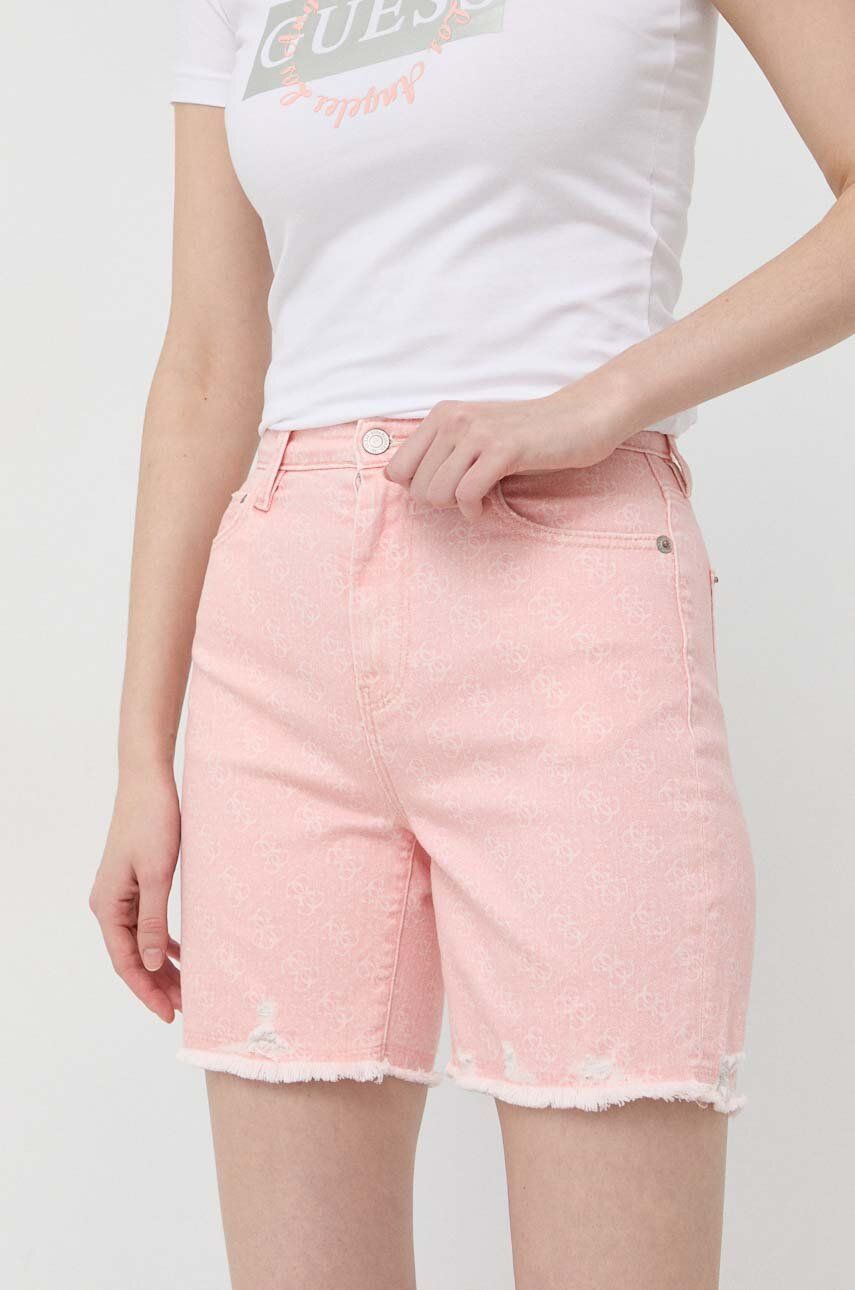 Kratke hlače GUESS Shorts Roza | W3GD47.WF5V3, 0
