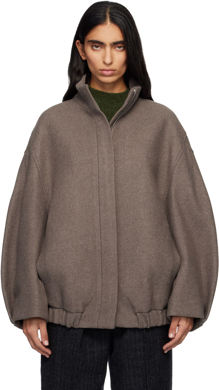 Jakna Dries Van Noten Dries Van Noten Loose Fit Jacket Rjava | 252-010500-2216