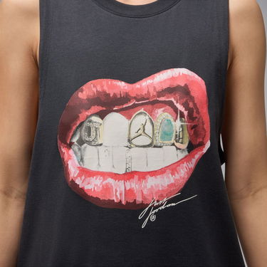 Majica brez rokavov Jordan Flight Sleeveless Lips Graphic Tee Črna | HV0223-045, 3