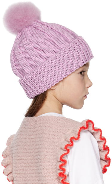 Beanie WOOLRICH Woolrich Kids Pom Pom Beanie Mornarica | CFWKAC0145FRUF0428, 4