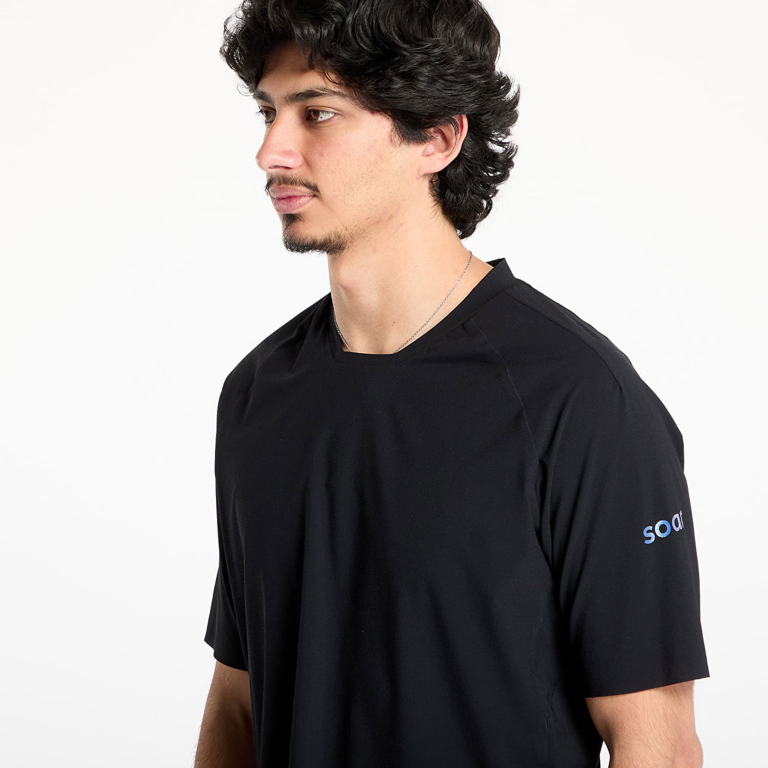 Majica Soar Running SOAR Advanced Tech T-Shirt Črna | SS25-ST6M-BLK, 1