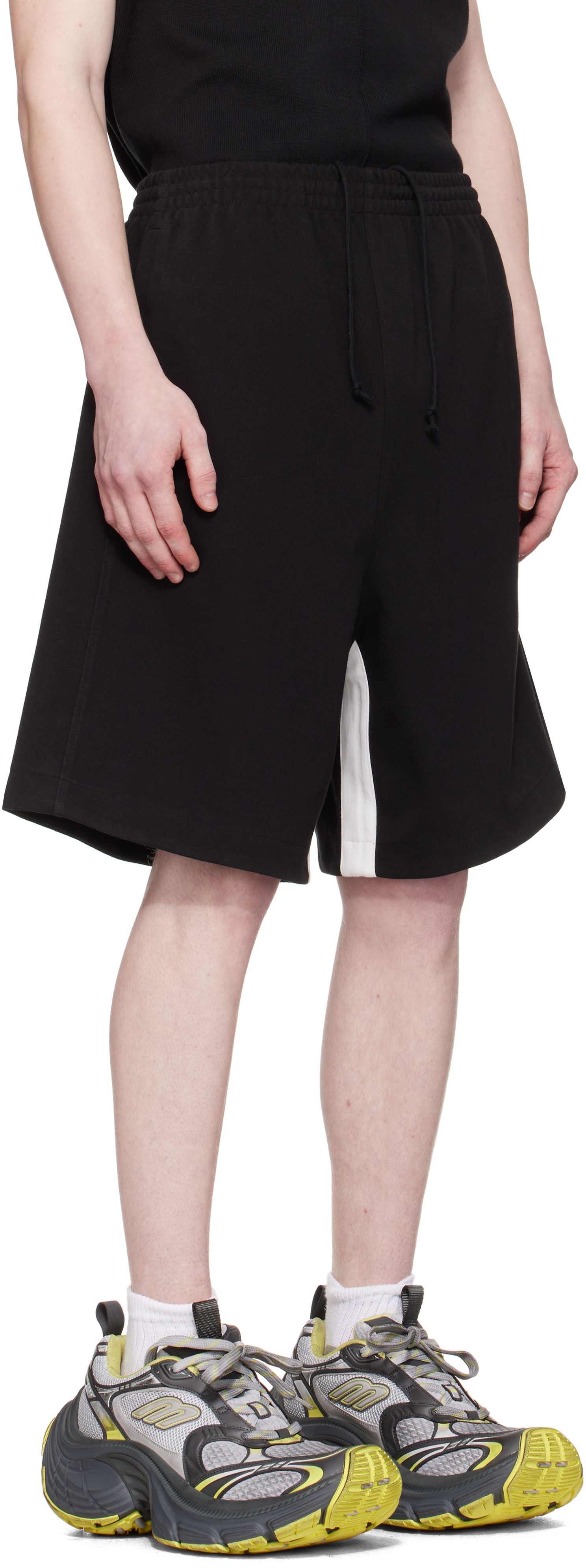 Kratke hlače We11done We11done Contrast Track Shorts Črna | WD-TA0-25-719-U-BK, 1