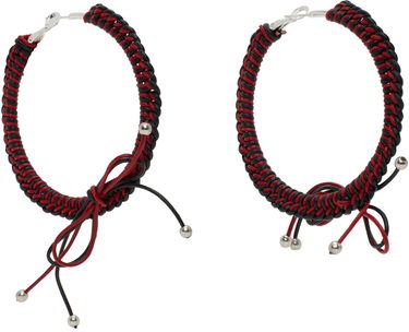 Uhani Chopova Lowena Chopova Lowena Nimbus XL Hoop Earrings Rdeča | 6508, 1