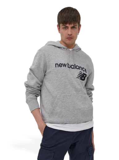 Pulover New Balance Classic Core Fleece Hoodie Siva | MT03910AG