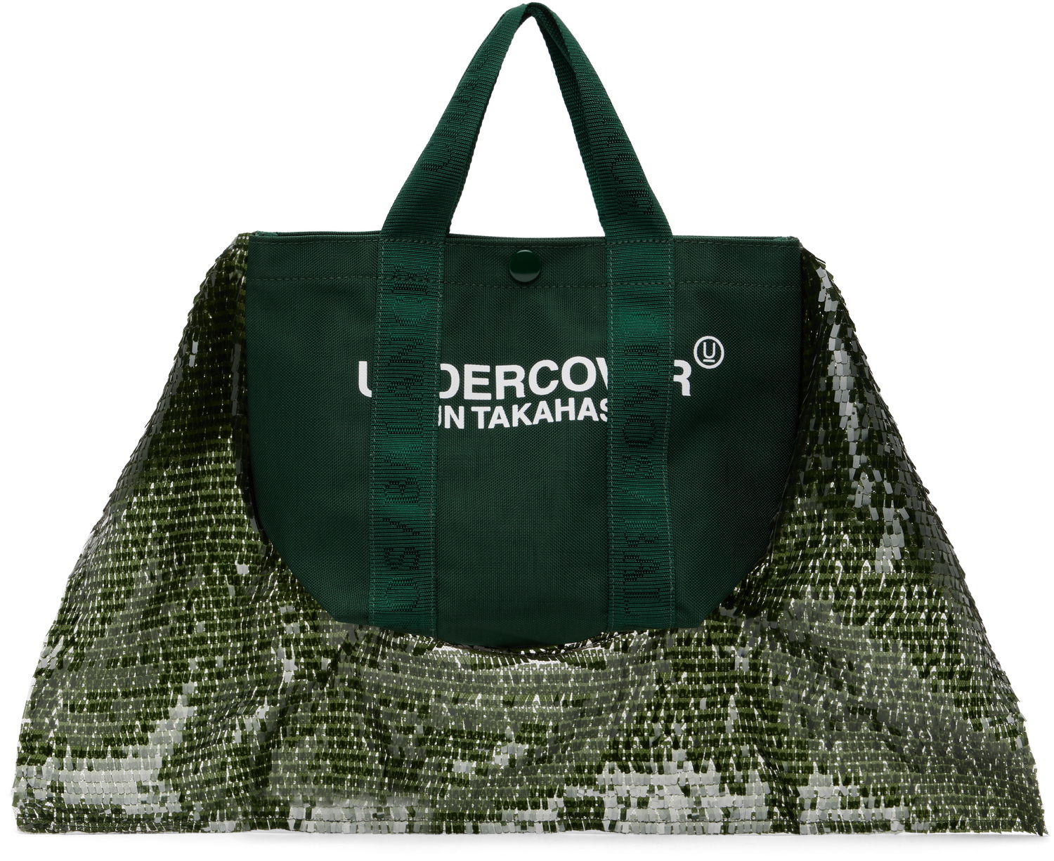 Tote bag UNDERCOVER Sequin Tote Bag Zelena | UC2D1B12-1, 0