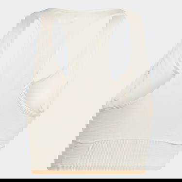 Modrček adidas Performance Running Medium-Support Seamless Merino Wool Bra Bež | HL8599, 6