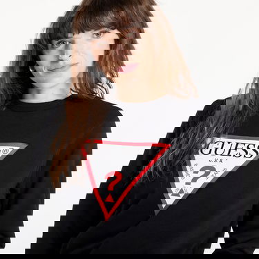 Pulover GUESS Guess Original Fleece Sweatshirt Črna | W2YQ16KBA11-JBLK, 1