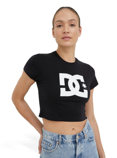 Majica DC Bavlněné tričko čeT-shirt rná barva Črna | ADJZT03035
