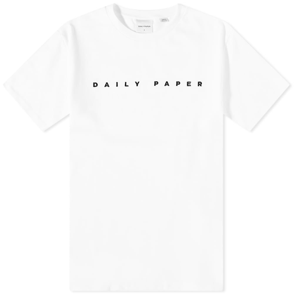 Majica DAILY PAPER Alias Logo Tee Bela | 2021183, 0