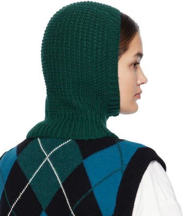 Beanie YMC YMC Wool Knit Balaclava Zelena | QHVMA, 2