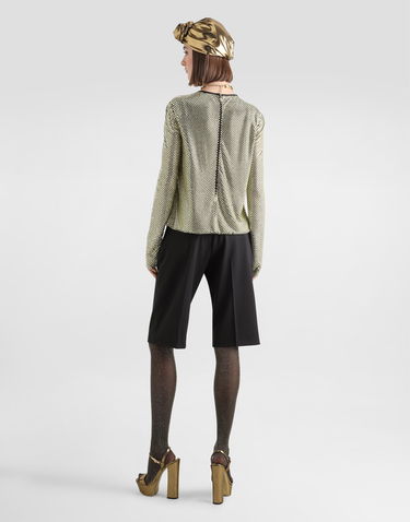Kratke hlače Dolce & Gabbana Twill Shorts Črna | FTC6RTFUBE7N0000, 2