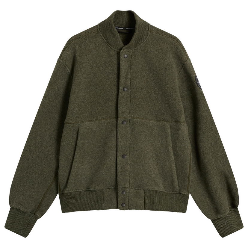 Bomber jakna Canada Goose Men's Hudson Fleece Bomber Jacket, Size Large Zelena | 7221MB-9663