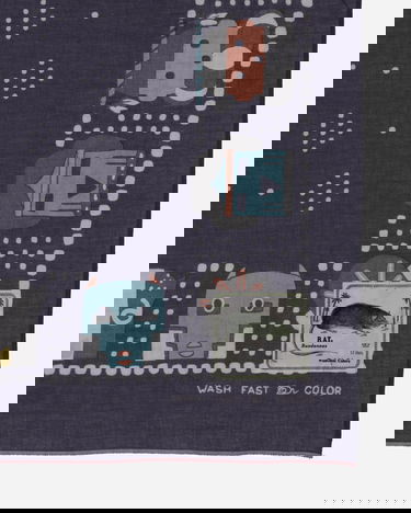 Šala KAPITAL Selvedge Bandana with Kachina Print Mornarica | EK-1169BA 2, 4