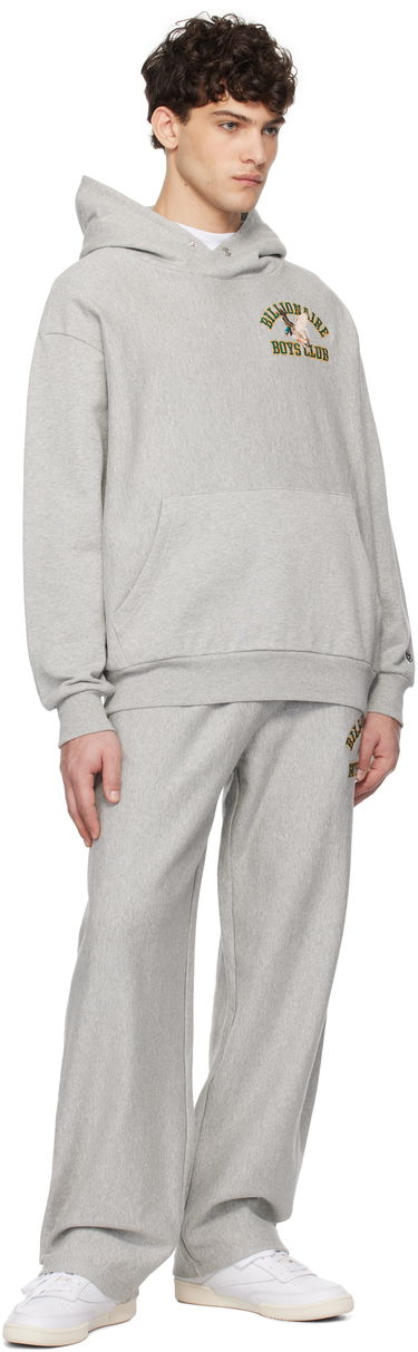 Trenirka BILLIONAIRE BOYS CLUB Billionaire Boys Club Wide Leg Duck Varsity Sweatpants Siva | B24420, 3