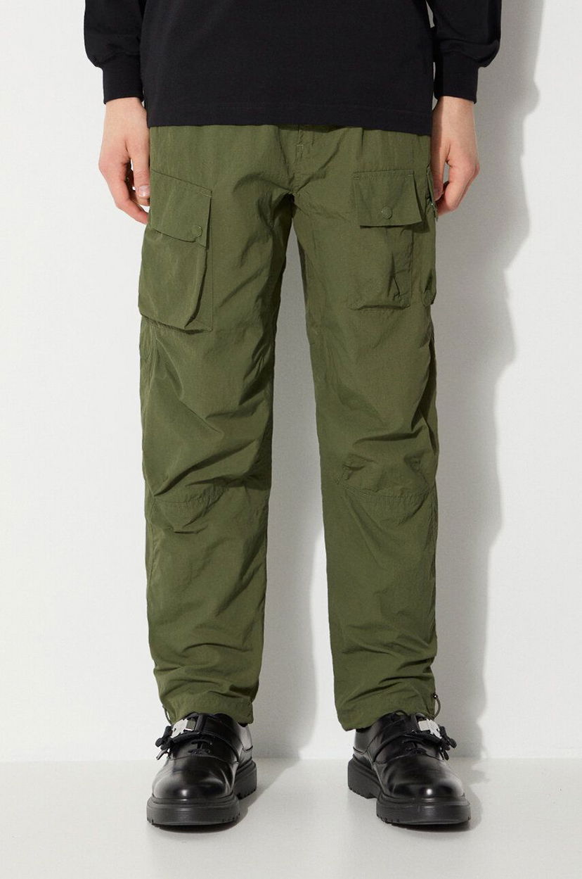 Cargo hlače Maharishi Maharishi Veg Dyed Cargo Track Pants Zelena | 5040.OLIVE