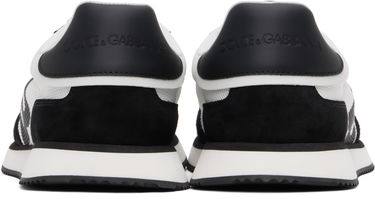 Superge in čevlji Dolce & Gabbana Mixed-Material 'DG' Cushion Bela | CS2288 A5355, 1