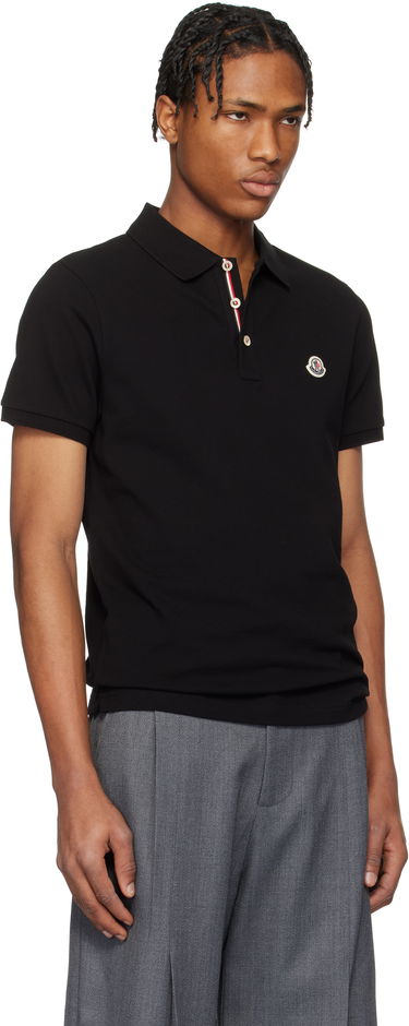 Polo majica Moncler Moncler Logo Patch Cotton Polo Bela | K10918A0003084556, 4