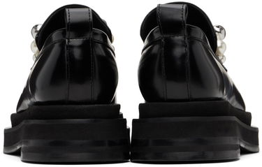 Oblačila Simone Rocha Simone Rocha Bell Charm Heart Toe Platform Loafers Črna | LOF1B 0740, 1