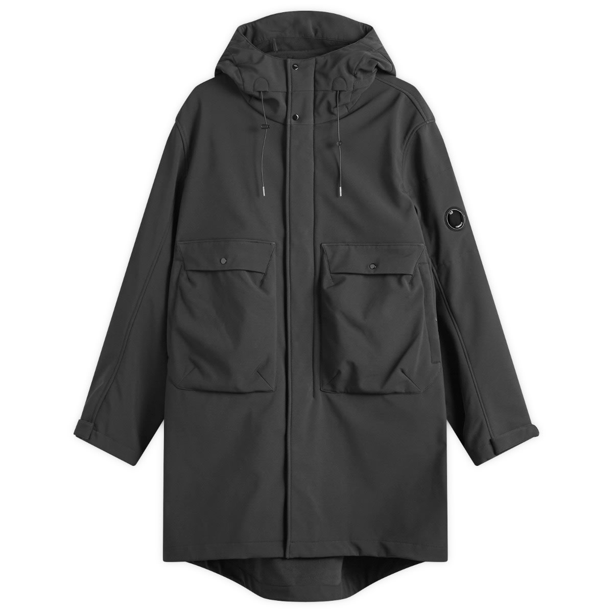 Parka C.P. Company Hooded Shell Parka Jacket Črna | CMOW008A-006097A-999, 0