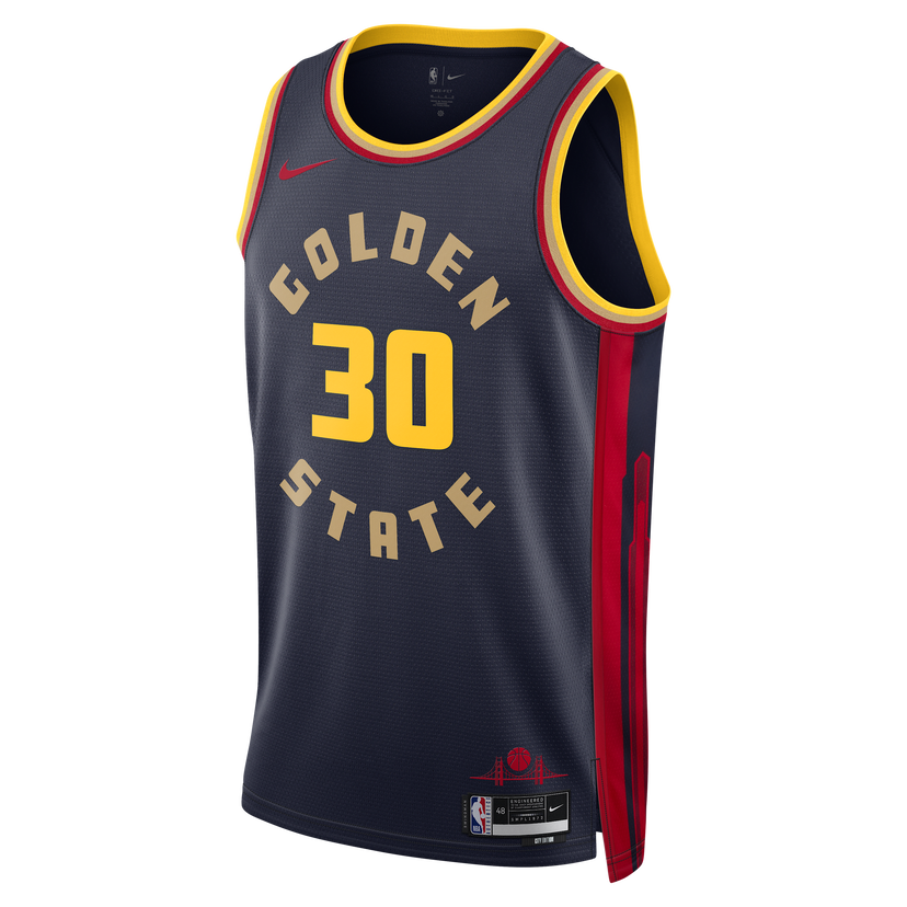Dres Nike Dri-FIT NBA Swingman Stephen Curry Golden State Warriors City Edition 2024/25 Modra | FQ4342-422