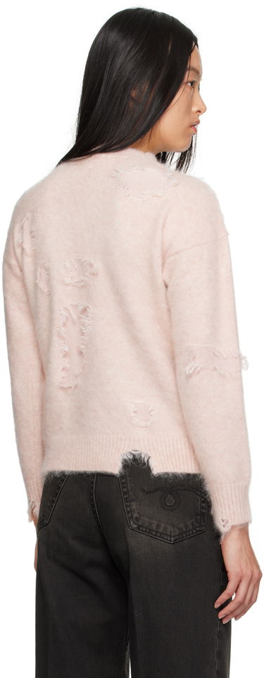 Pleteni pulover R13 R13 Deconstructed Fuzzy Sweater Roza | R13WY174-Y105B, 2