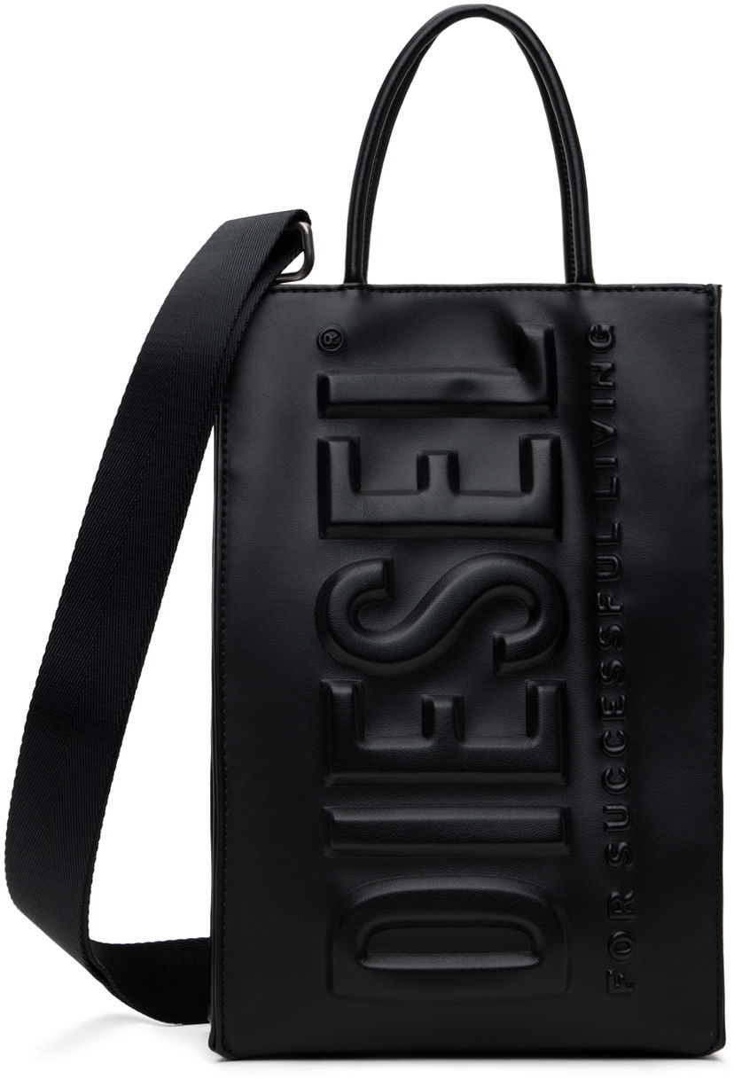 Tote bag Diesel Medium DSL 3D Tote Črna | X09928-P5184-T8013