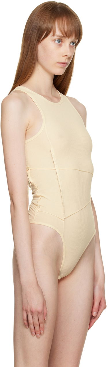 Majica brez rokavov Baserange Baserange Tie Bodysuit Bež | ONTI-RB-WI22, 3