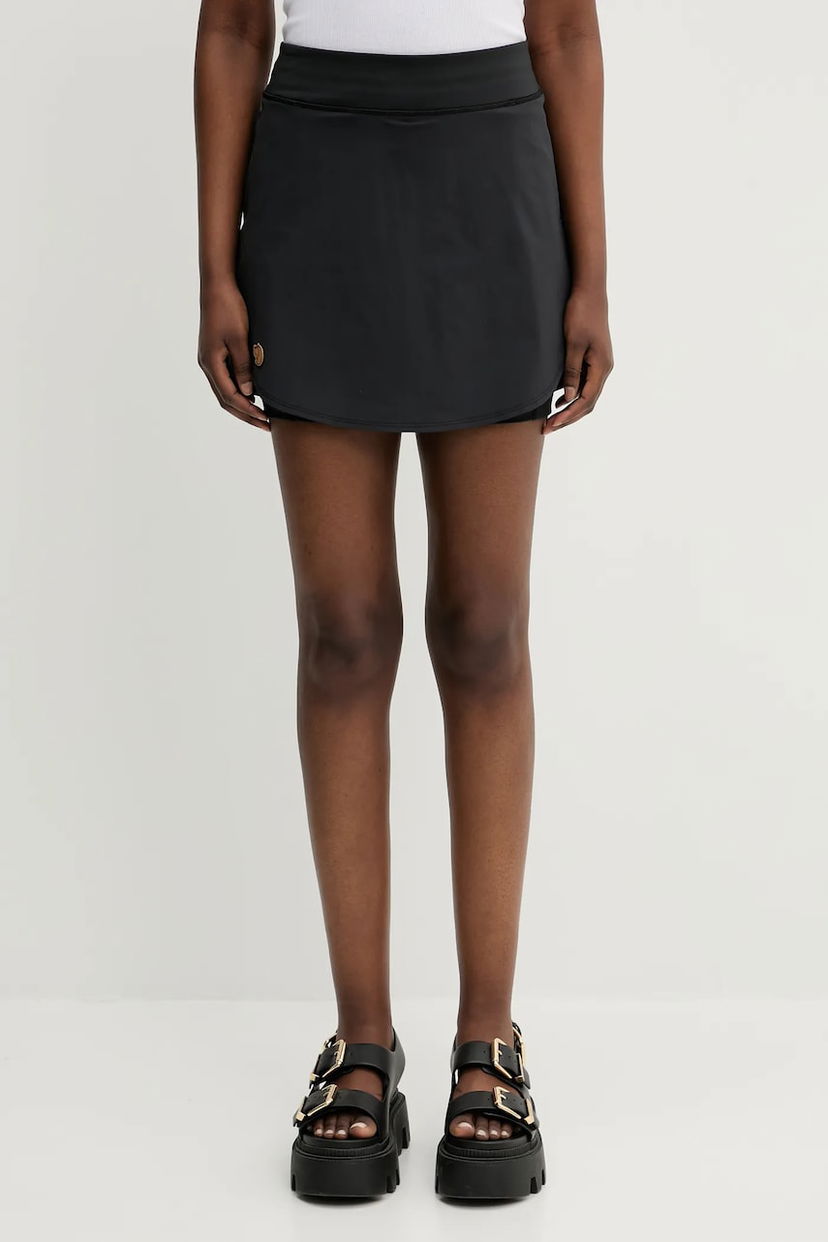 Krila FJÄLLRÄVEN Fjallraven Abisko Midsummer Mini A-Line Skort Črna | F84780