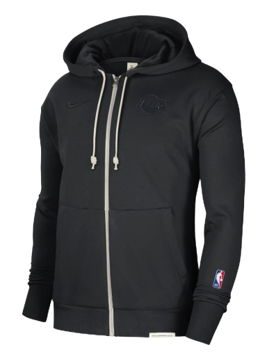 Pulover Nike Dri-Fit LA Lakers Standard Issue NBA Full-Zip Hoodie Črna | DB1088-010
