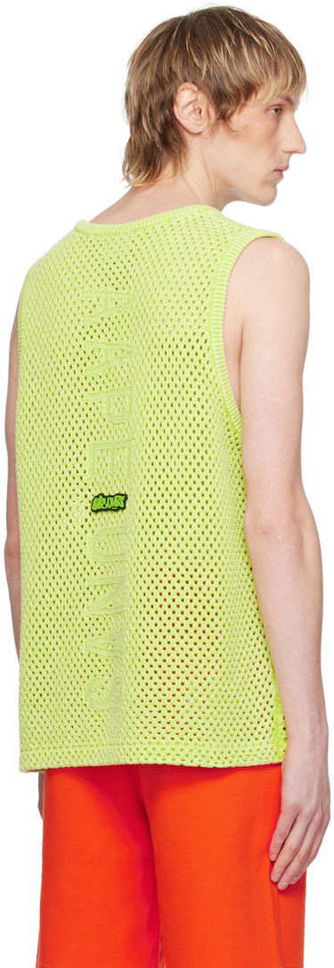 Majica brez rokavov AAPE by A Bathing Ape AAPE by A Bathing Ape Patch Knit Tank Top Zelena | AAPKNMB305XXMGRL, 2