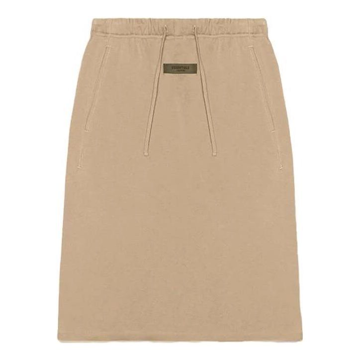 Krila Fear of God Fear of God Essentials SS23 Midi Skirt Bež | FOG-SS23-219
