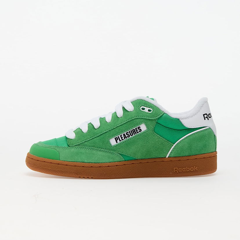 Superge in čevlji Reebok Pleasures x Club C LTD Spring Green/ White/ Gum Zelena | RMIA054C99MAT0015055