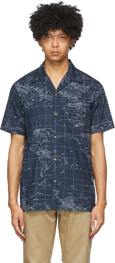 Srajce CLOT Clot Global Haze Print Shirt Mornarica | CLSH20SS20011, 0