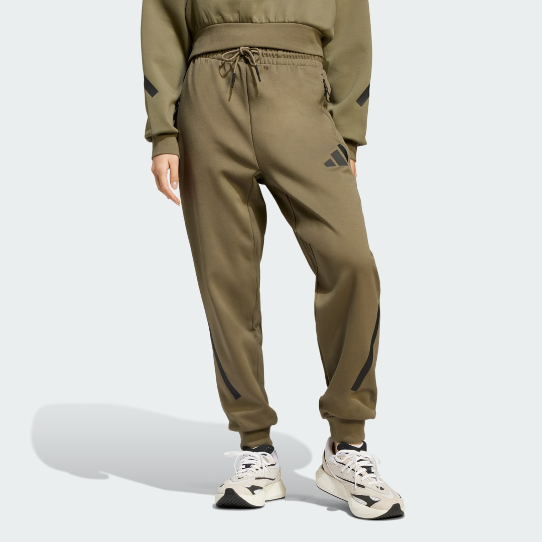 Trenirka adidas Performance Z.N.E. Fleece Training Pants Zelena | JJ4771, 0